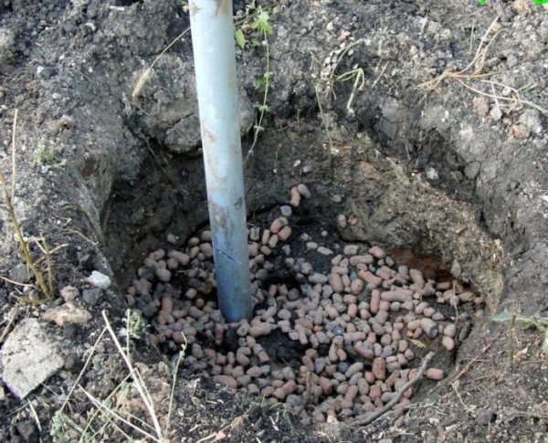 Посадочная яма для винограда